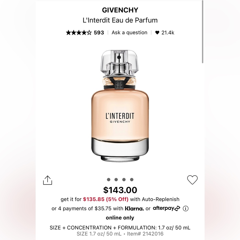 Givenchy L’Interdit - Picture 3 of 5